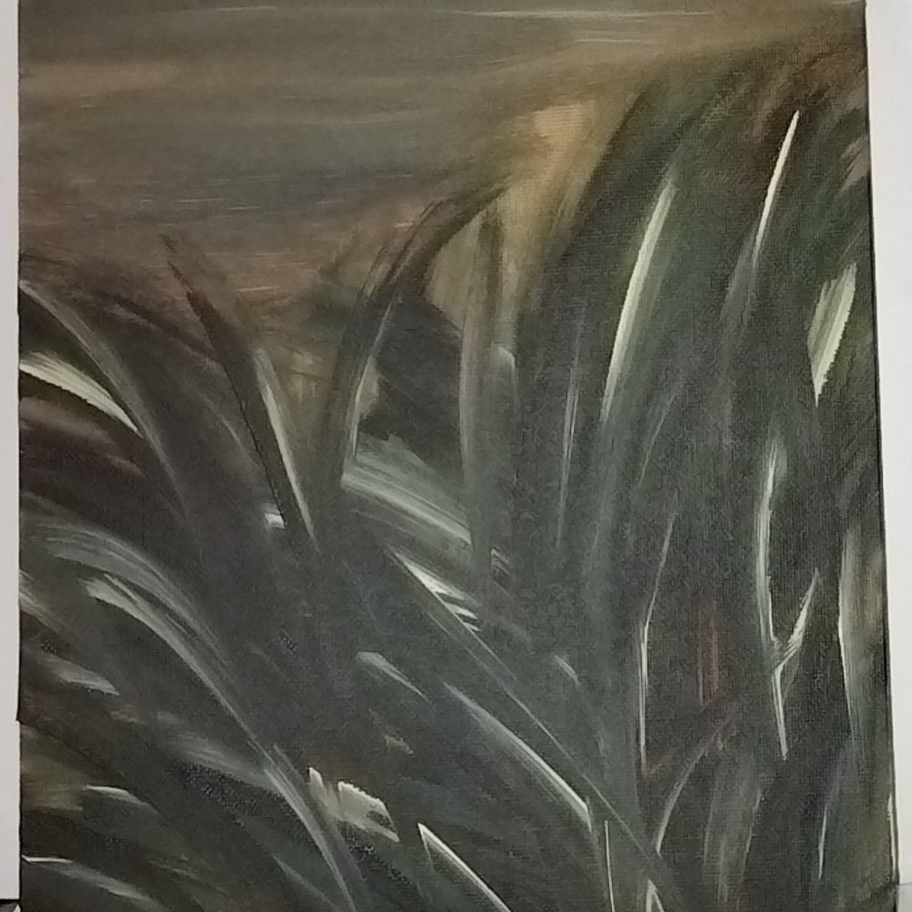 Acrylic scenic landscape